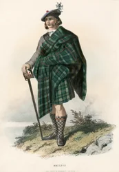 Macleod, aus Die Clans der schottischen Highlands, veröffentlicht 1845